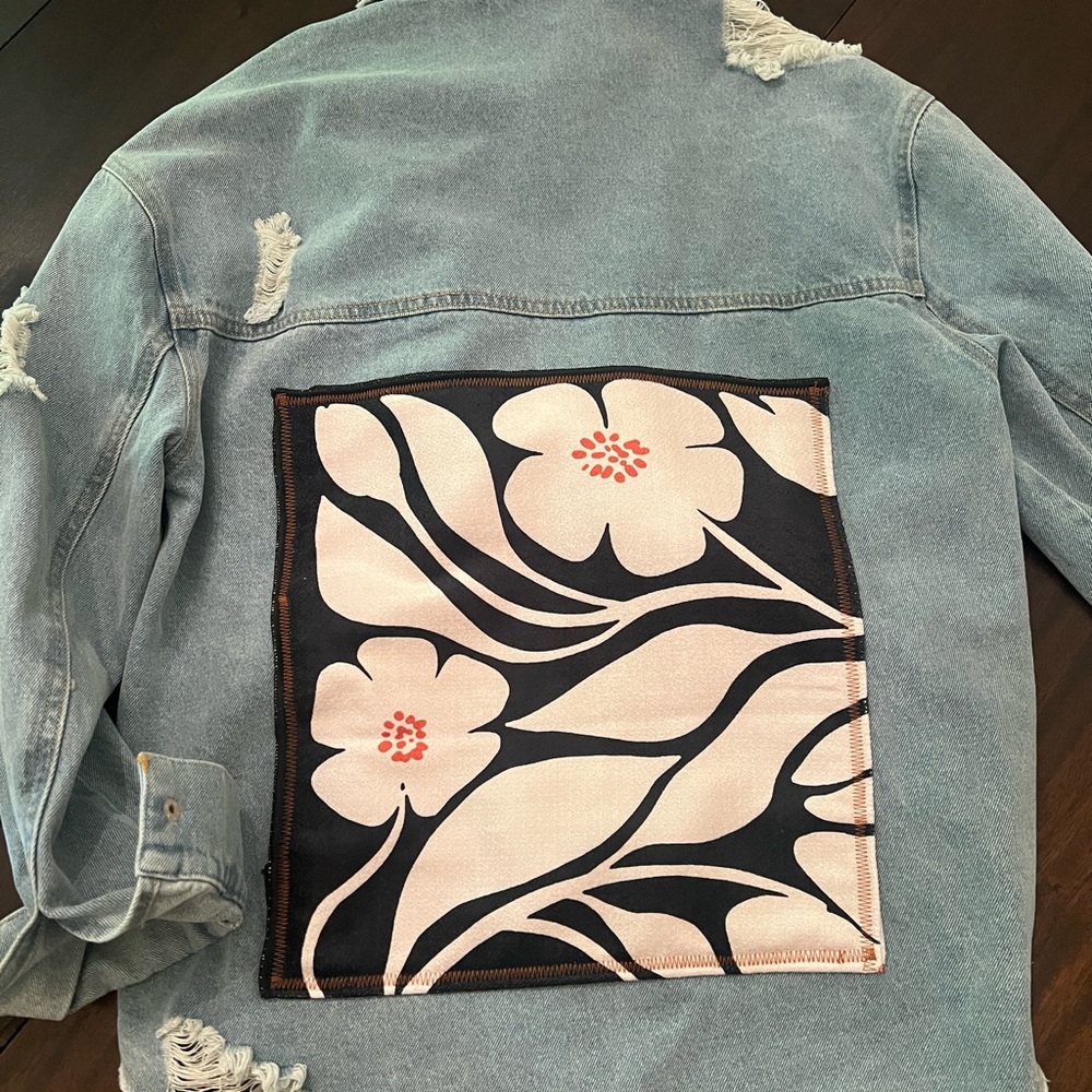 Denim Jacket- one of a kind!!